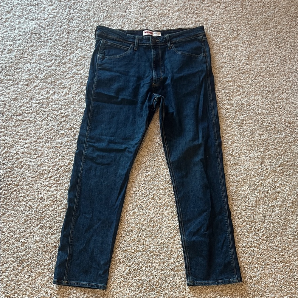 Wrangler Men's Dark Blue Slim Jeans